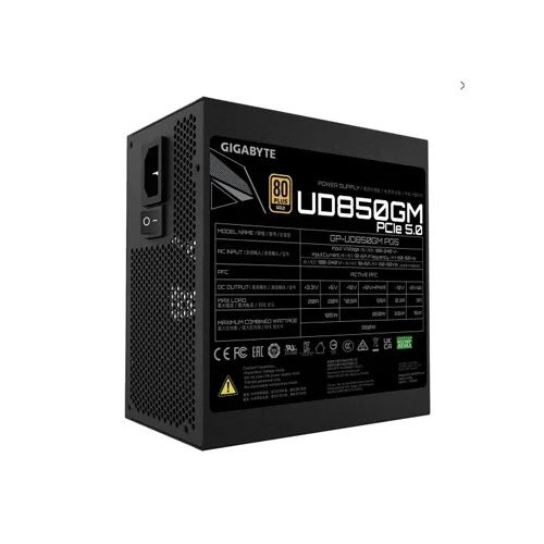 GIGABYTE UD850GM PG5 850W 80+ Gold Full Modular Power Supply