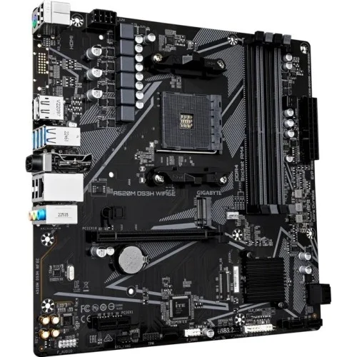 GIGABYTE A520M DS3H WIFI6E AMD A520 Micro-ATX Motherboard