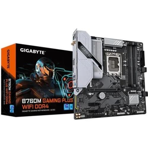 GIGABYTE B760M GAMING PLUS WIFI DDR4 Micro ATX Motherboard