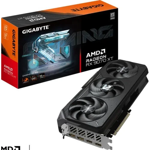 GIGABYTE Radeon RX 9070 XT GAMING OC 16G GDDR6 Graphics Card