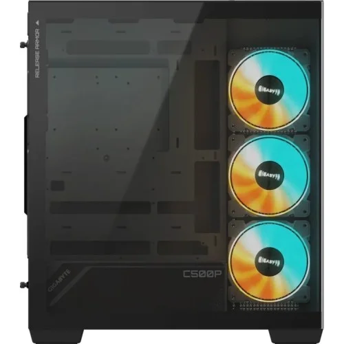 Gigabyte C500 Panoramic Stealth Mid Tower M-ATX Desktop Case Black