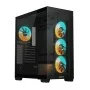 Gigabyte C500 Panoramic Stealth Mid Tower M-ATX Desktop Case Black