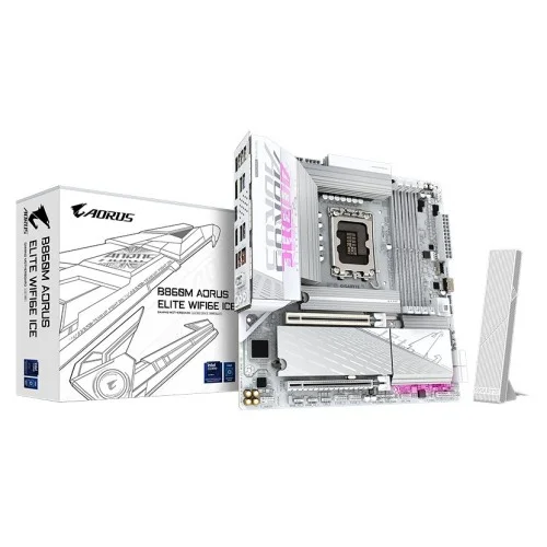 Gigabyte B860M AORUS ELITE WIFI6E ICE INTEL Motherboard