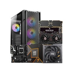 Gaming PC with AMD Ryzen 7 9700X AM5 Desktop Gaming Processor