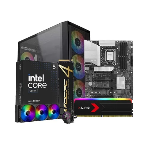 Gaming PC with Intel Core Ultra 5 245K Arrow Lake Processor