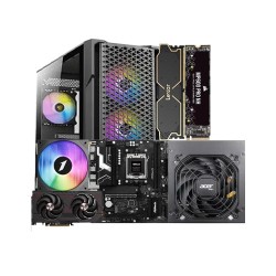 Gaming PC with 1STPLAYER CRYO CY12LD CPU Cooler