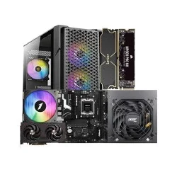 Gaming PC with 1STPLAYER CRYO CY12LD CPU Cooler