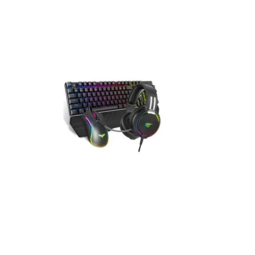 Havit KB380L Mechanical Keyboard, Mouse & RGB Headset Combo
