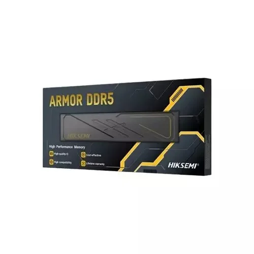 Hiksemi ARMOR 16GB DDR5 6000 MHz Cl36 Desktop Ram (Black)