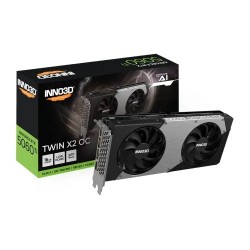 INNO3D GeForce RTX 5060 Ti 16GB TWIN X2 OC GDDR7 Desk Gaming Graphics Card-Black