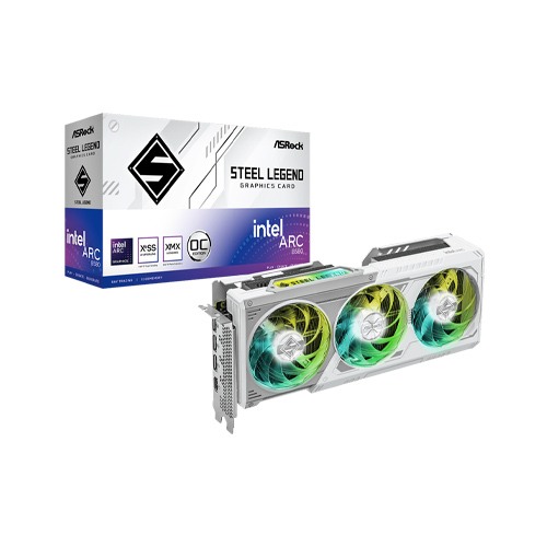 Intel Arc B580 Steel Legend 12GB OC Graphics Card