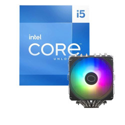 INTEL CORE I5-14600K 14 CORES 20 THREADS 14TH GEN PROCESSOR and Cooler Master T620S ARGB Cpu Cooler Combo