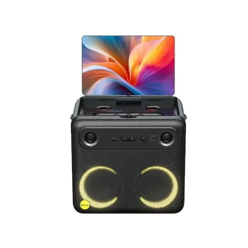 Ikarao Xtreme Break X2 All in One Karaoke Portable Bluetooth Speaker With Built-In 10 Inch Tablet And Wireless Microphone
