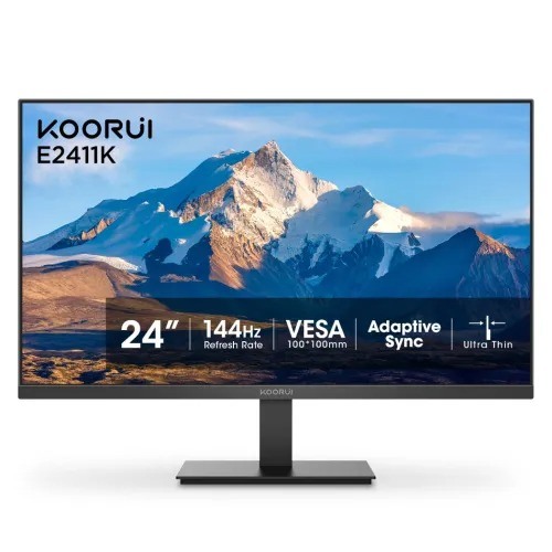 KOORUI E2411K 23.8 Inch 144Hz FHD IPS Gaming Monitor