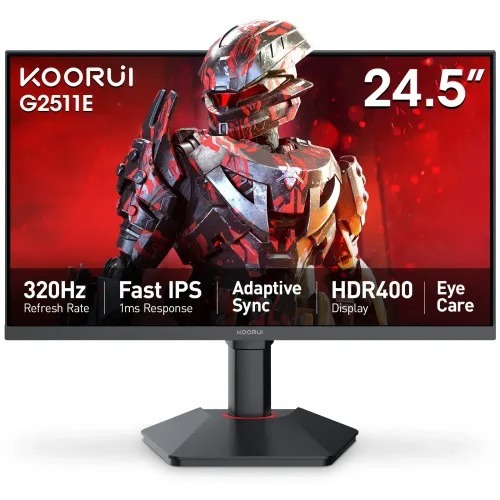 KOORUI G2511E 24.5 Inch 320Hz 1ms FHD IPS Gaming Monitor