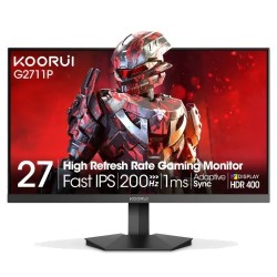 KOORUI G2722P 27 Inch 200Hz QHD IPS Gaming Monitor