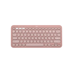 Logitech K380S PEBBLE KEYS 2 Multi-Device Wireless Keyboard Tonal Rose