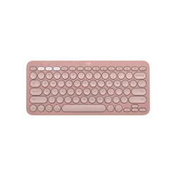 Logitech K380S PEBBLE KEYS 2 Multi-Device Wireless Keyboard Tonal Rose
