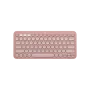 Logitech K380S PEBBLE KEYS 2 Multi-Device Wireless Keyboard Tonal Rose