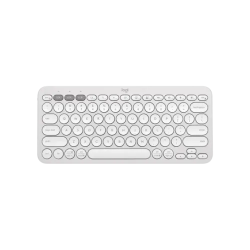 Logitech K380S PEBBLE KEYS 2 Multi-Device Wireless Keyboard Tonal White