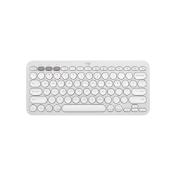 Logitech K380S PEBBLE KEYS 2 Multi-Device Wireless Keyboard Tonal White