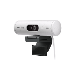 Logitech Brio 500 HDR Webcam with Show Mode, 1080p, OFF-WHITE, 1Y