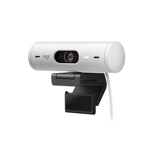 Logitech Brio 500 HDR Webcam with Show Mode, 1080p, OFF-WHITE, 1Y