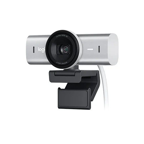 Logitech MX Brio 4K UHD Pale Gray Streaming Webcam