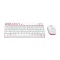 Logitech MK240 White Wireless Keyboard and Mouse Combo