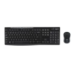Logitech MK270R Wireless Keyboard and Mouse Combo - Black