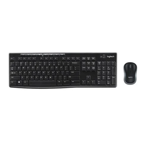 Logitech MK270R Wireless Keyboard and Mouse Combo - Black