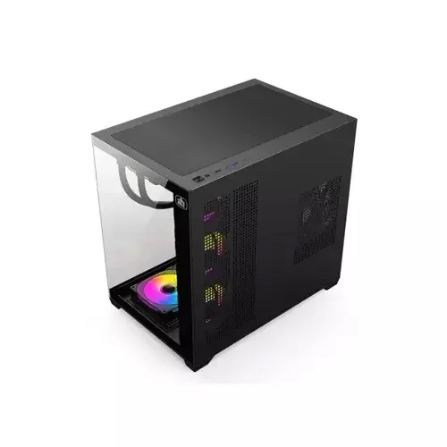 Monarch City Ranger X7 ARGB Mid-Tower ATX Desktop Case Black
