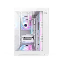 Monarch City Ranger X7 ARGB Mid-Tower ATX Gaming Case White