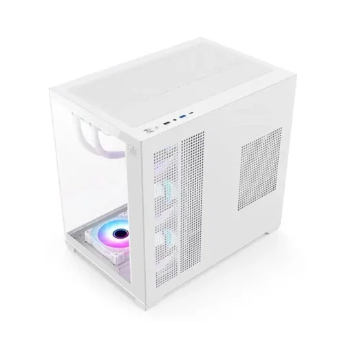 Monarch City Ranger X7 ARGB Mid-Tower ATX Gaming Case White