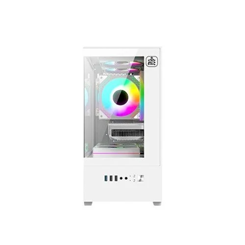 MONARCH ICE COOLER X5 ARGB Desktop Gaming Case (White)