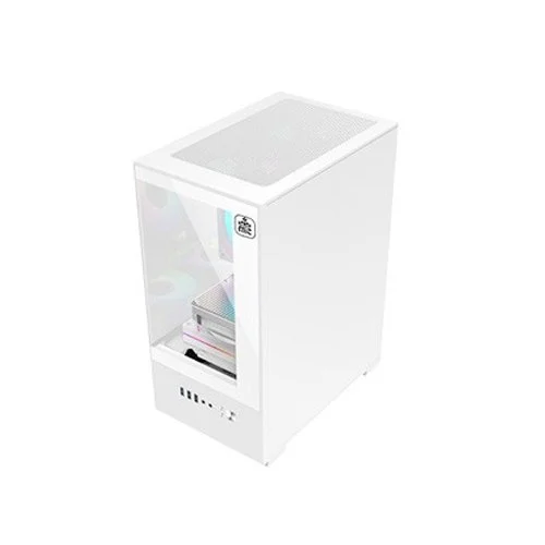 MONARCH ICE COOLER X5 ARGB Desktop Gaming Case (White)