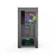 MONARCH M9 PRO MAX X3 ARGB ATX Mid-Tower Gaming Case with LCD Display