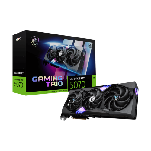 MSI GeForce RTX 5070 12G GAMING TRIO OC WHITE Graphics Card