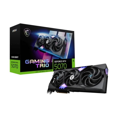 MSI GeForce RTX 5070 12G GAMING TRIO OC WHITE Graphics Card