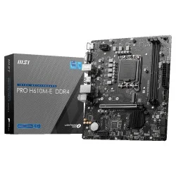 MSI PRO H610M-E DDR4 12th Gen & 13th Gen mATX Motherboard