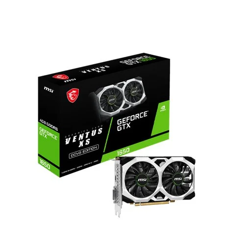 MSI GeForce GTX 1650 D6 Ventus XS OCV3 4GB GDDR6 Graphics Card