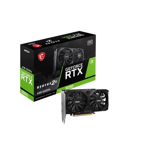 MSI GeForce RTX 3050 VENTUS 2X 6GB OC GRAPHICS CARD