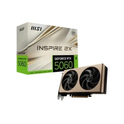 MSI GeForce RTX 5060 8G INSPIRE 2X OC 8GB GDDR7 Graphics Card MSI GeForce RTX 5060 8G INSPIRE 2X OC 8GB GDDR7 Graphics Card