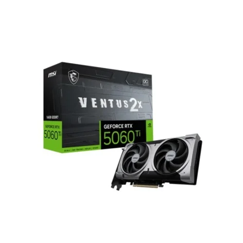 MSI GeForce RTX 5060 TI 16G VENTUS 2X OC PLUS 16GB GDDR7 Graphics Card