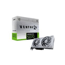 MSI GeForce RTX 5070 12G VENTUS 2X OC White GDDR7 Graphics Card MSI GeForce RTX 5070 12G VENTUS 2X OC White GDDR7 Graphics Card