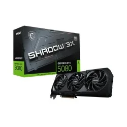 MSI GeForce RTX 5080 16GB SHADOW 3X OC GDDR7 Graphics Card