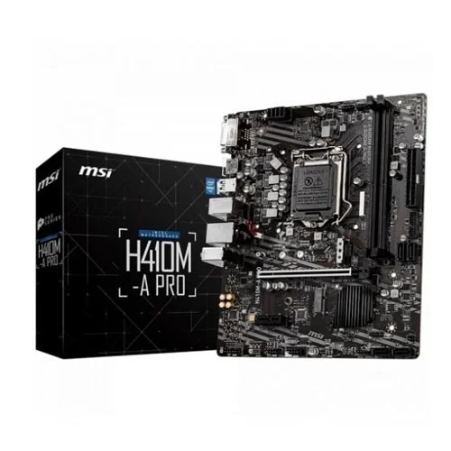 MSI H410M-A PRO Intel 10th Gen Micro-ATX Motherboard
