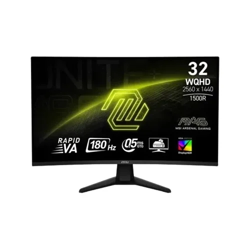 MSI MAG 32CQ6F 31.5 Inch 180Hz VA WQHD Curved Gaming Monitor