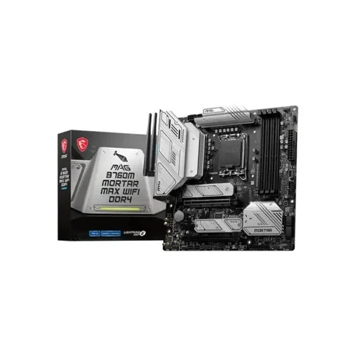 MSI MAG B760M MORTAR MAX WIFI DDR4 12th Gen & 13th Gen mATX Motherboard