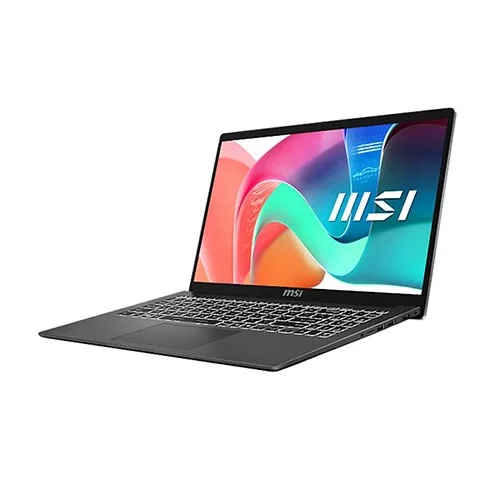 MSI Modern 15 F13MG 13th Gen Intel Core i7 1355U 8GB RAM AI Optimized Platinum Gray Laptop